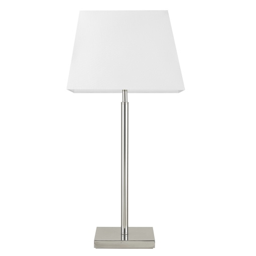 Tabela FIRENZE E27 60W Niquel acetinado Algodão branco