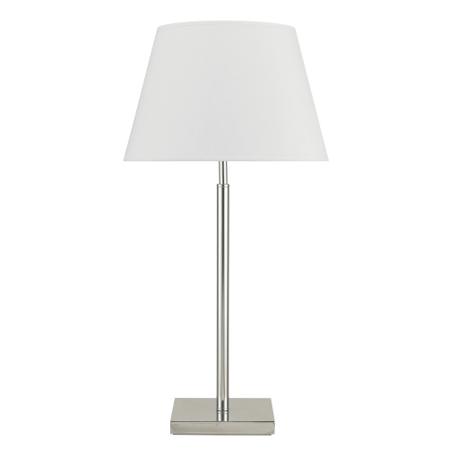Tabela FIRENZE E27 60W Niquel acetinado Algodão branco