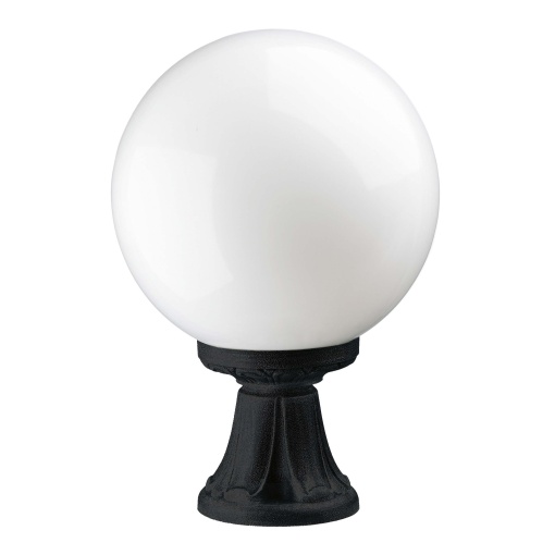 Bollard clássico INDURA GLOBO IP55 E27 70W 450mm Preto