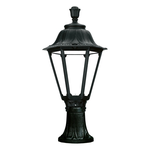 Bollard clássico INDURA MEDIUM 6 IP55 E27 42W 530mm Preto