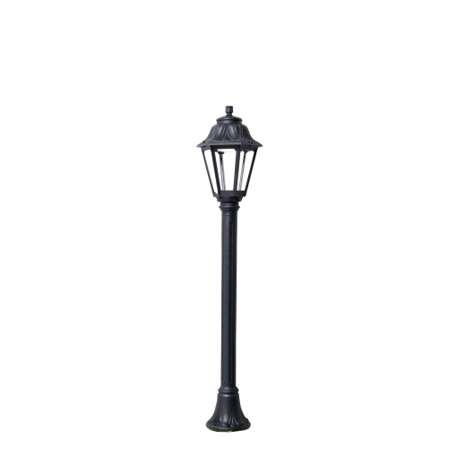 Bollard clássico INDURA MEDIUM 6 IP55 E27 42W 1150mm Preto