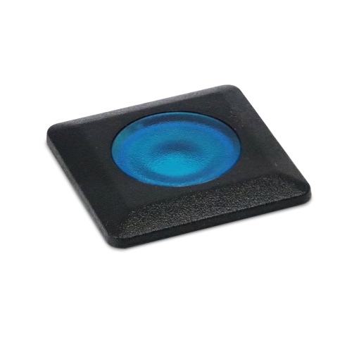 Um recesso parede  chão RAIN Square Blue IP67 G9 LED Bulb 1.70W 170lm Preto