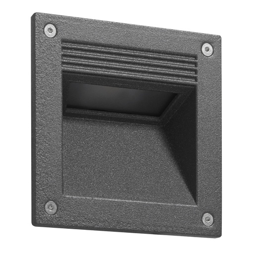 Assimétrica rebaixada RIMA IP65 LED SMD AC 4W 510lm92lm CRI80 4000K Antracite