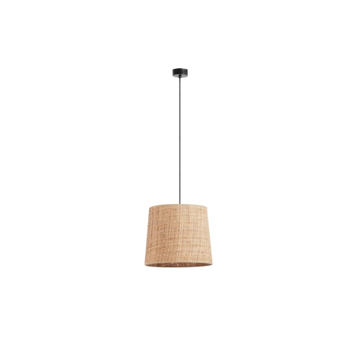 Suspensão THAIS Small E27 15W Preto Rafia Bali