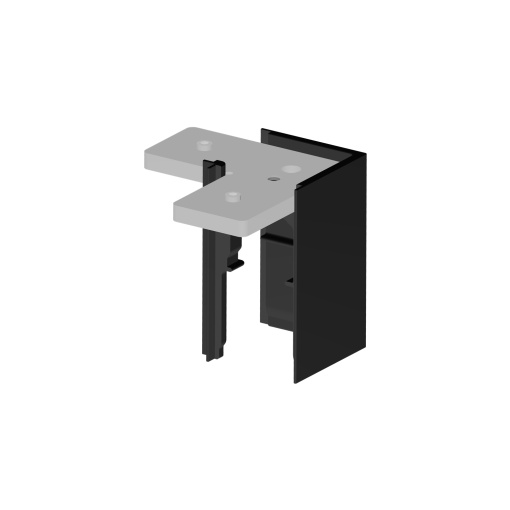 Codo 90º TRACK 48V Preto