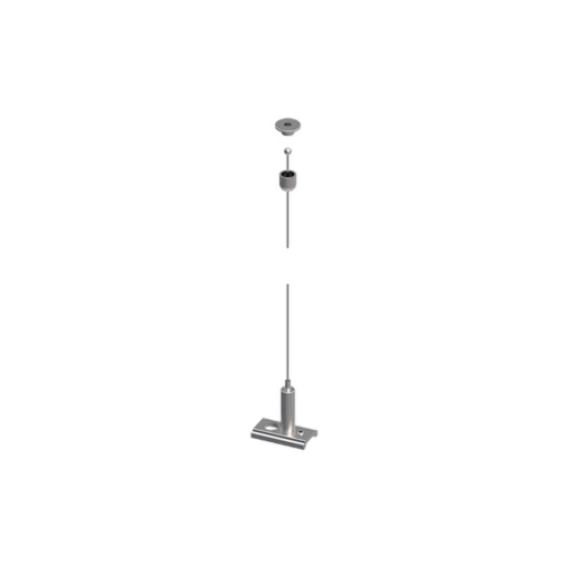 Kit de suspensão TRACK 48V Aço galvanizado