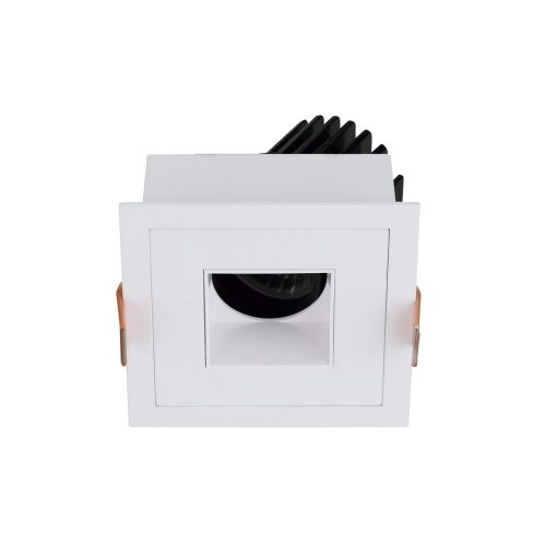 Empotrable techo tilt VIP3 Square Square LED COB 15.60W 1940lm1601lm CRI90 2700K 38º Branco Branco
