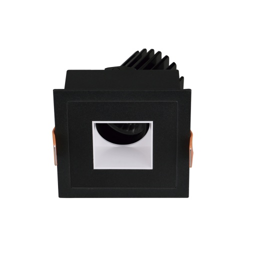Empotrable techo tilt VIP3 Square Square Dali LED COB 4.70W 680lm496lm CRI90 3000K 18º Preto Branco