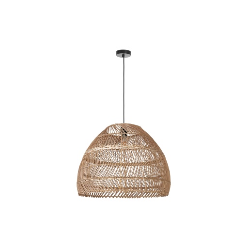 Suspensão VIETNAM Small E27 15W Mimbre oscuro Preto