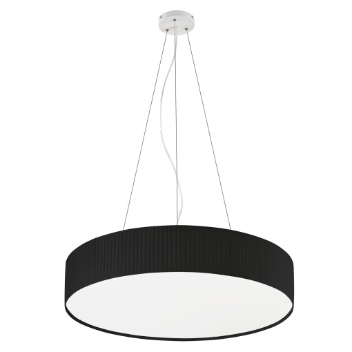Suspensão VORADA LED SMD 29W 4000lm2399lm CRI80 3000K Fita enrolada em preto