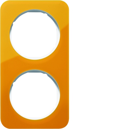 R.1 - quadro x2, Acrílico laranjabranco