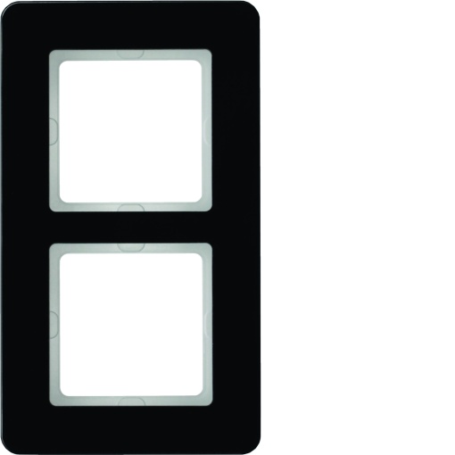 Q.7 - quadro x2, Vidro preto