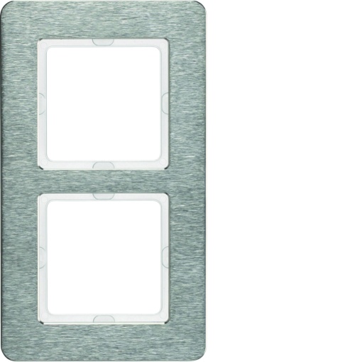 Q.7 - quadro x2 vertical, Inox