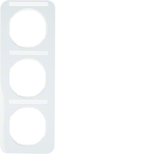 R.1 - quadro x3 p.-etiq. vert., branco