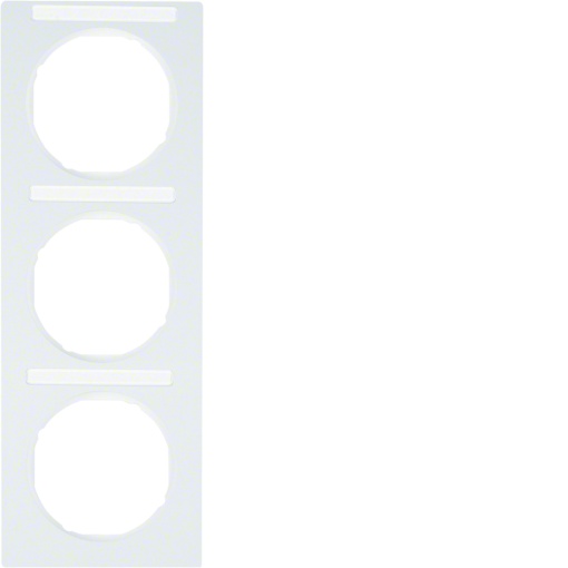 R.3 - quadro x3 p.-etiq. vert., branco