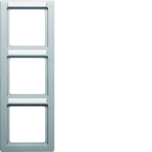 Q.1 - quadro x3 p.-etiq. vert., aluminio