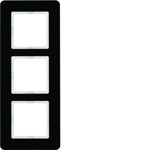 Q.7 - quadro x3, Vidro preto