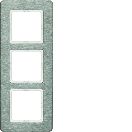 Q.7 - quadro x3 vertical, Inox