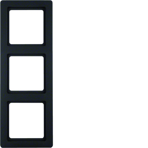 Berker quadro triplo Série Q.1 antracite