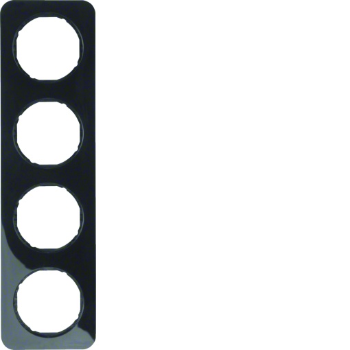 R.1 - quadro x4, preto