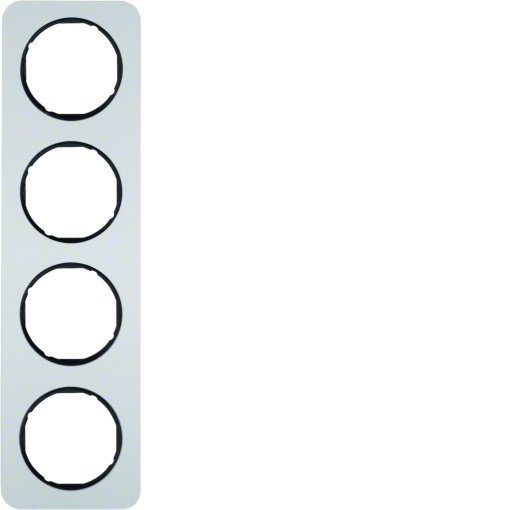 R.1 - quadro x4 Alumínio, preto