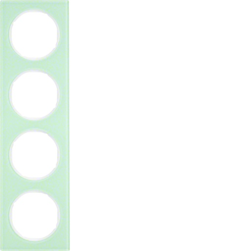 R.3 - quadro x4 Vidro, branco