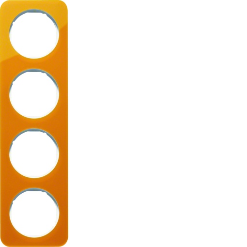 R.1 - quadro x4, Acrílico laranjabranco