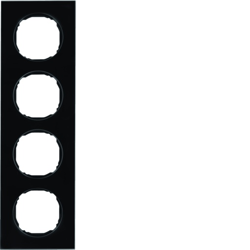 R.8 - quadro x4, Vidro preto
