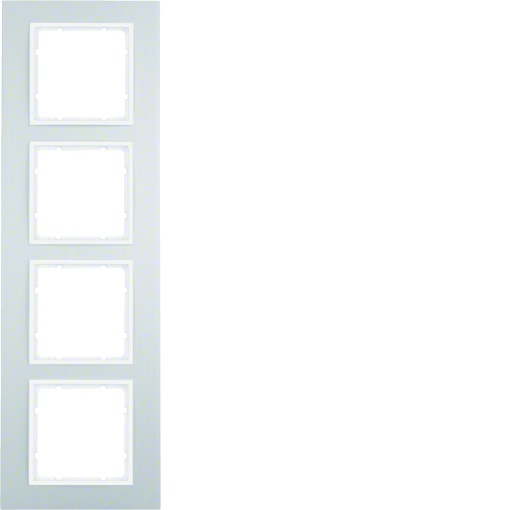 B.7 - quadro x4, Alumíniobranco mate