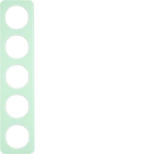 R.1 - quadro x5 Vidro, branco