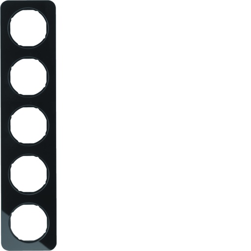 R.1 - quadro x5 Vidro, preto