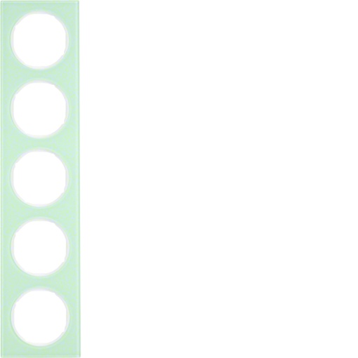 R.3 - quadro x5 Vidro, branco