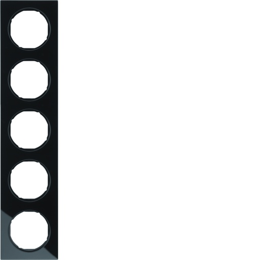 R.3 - quadro x5 Vidro, preto