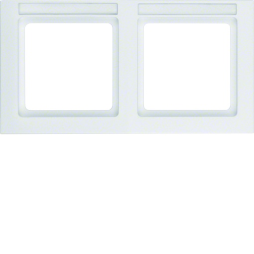 Q.3 - quadro x2 p.-etiq. horiz., branco