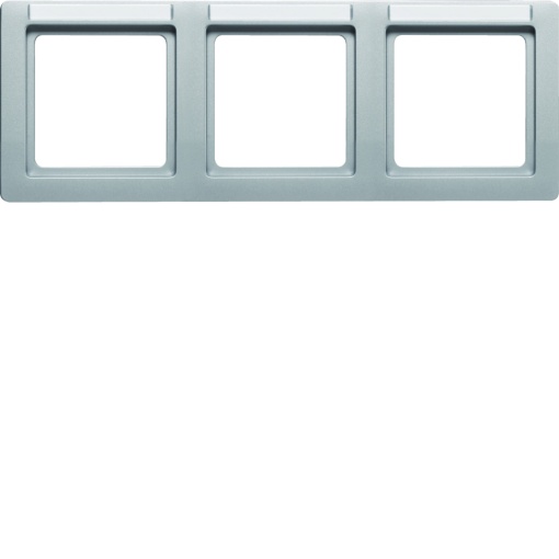 Q.1 - quadro x3 p.-etiq. horiz., alumin