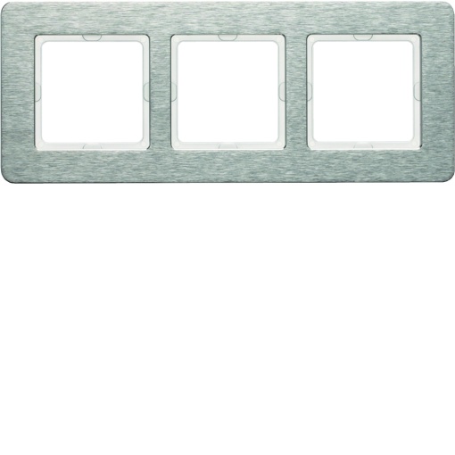 Q.7 - quadro x3 horizontal, Inox