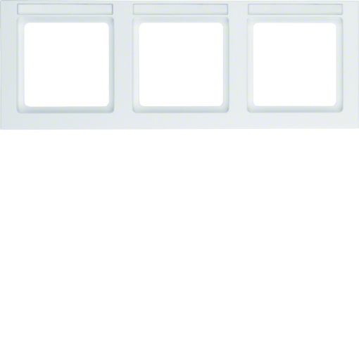 Q.3 - quadro x3 p.-etiq. horiz., branco