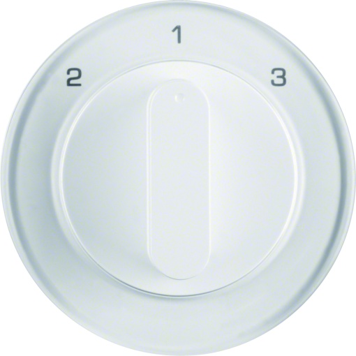 R.1R.3 - botão rotativo 2-1-3, branco