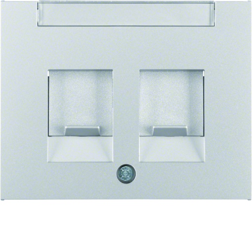 K.1K.5 - esp. duplo RJ p-etq., alum lac