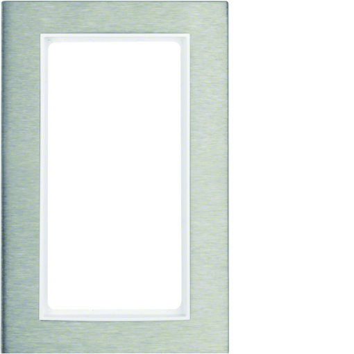 B.7 - quadro largo, Inoxbranco mate