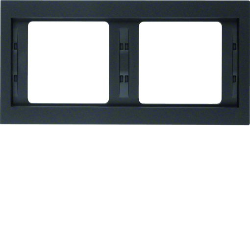 K.1 - quadro x2 horiz., antracite mate