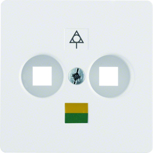 Centro p tom.equipot.dupla, branco mate