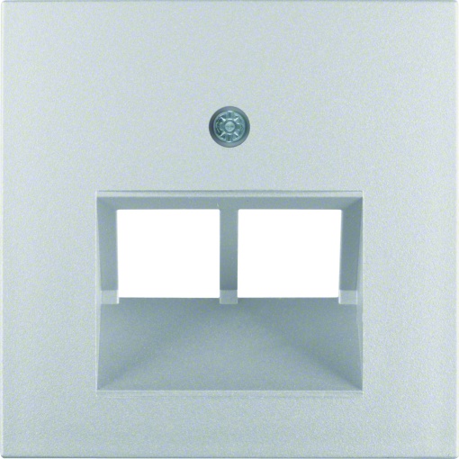 S.1B.x - espelho RJ45 duplo, alum mate