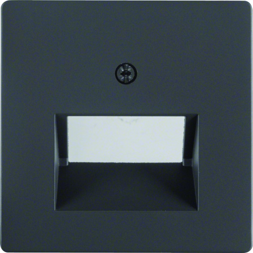 Berker espelho central para tomada UAE dupla série Q.x antracite, incluindo