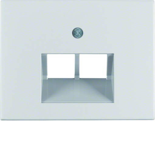 K.1K.5 - espelho RJ45 duplo, alumínio