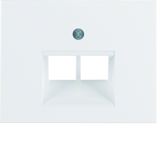 K.1K.5 - espelho RJ45 duplo, branco