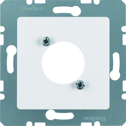 Centro p ficha XLR tipo D, branco