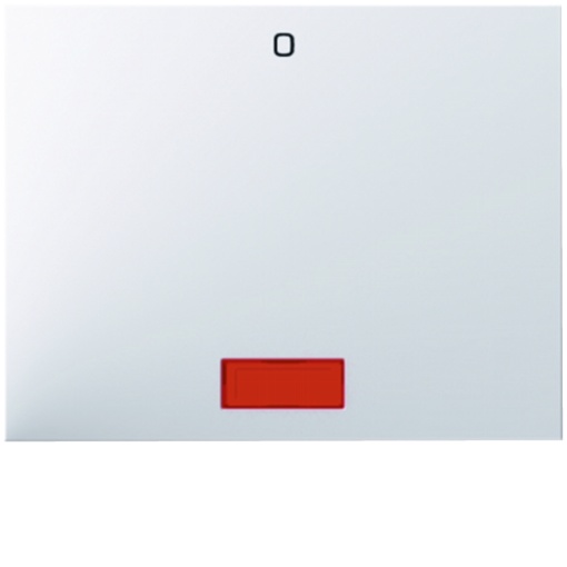 K.1K.5 - tecla "0" c visor, branco
