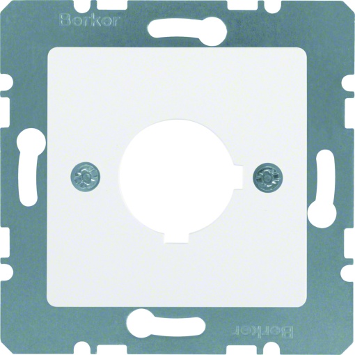 Centro pré-corte Ø22,5mm, branco mate