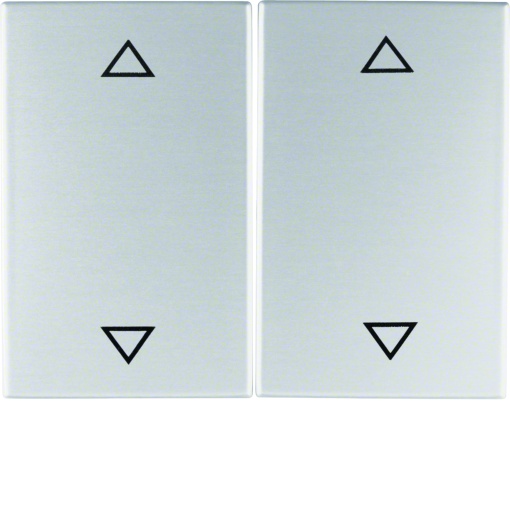 K.1K.5 - tecla dupla 4 setas, alumínio